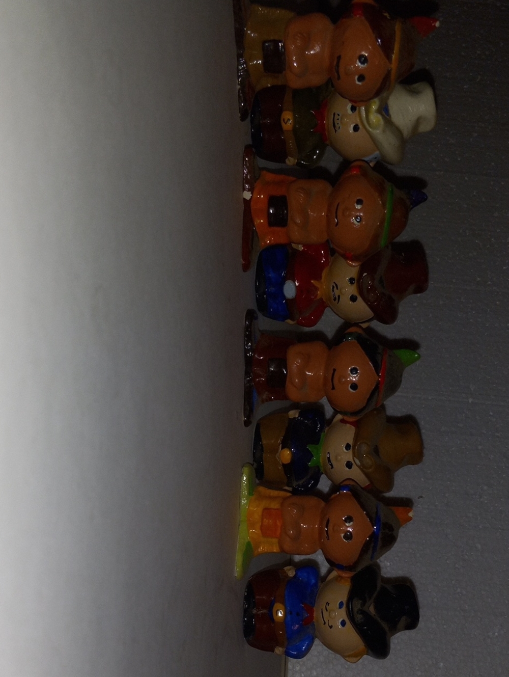 Kids Toy Figurine Set - Colorful Orange and Multicolor Characters